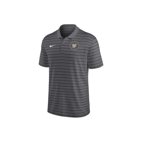 Nike x MLB Dri-FIT City Connect Victory Polo Shirt Washington Nationals Men's Charcoal