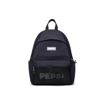 Pepsi Nylon Laptop Bag Backpack Double Shoulder Large Size Unisex Khaki/Light Blue/Black/White