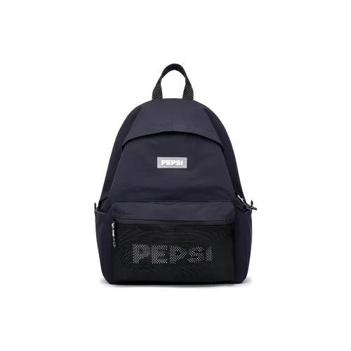Pepsi Nylon Laptop Bag Backpack Double Shoulder Large Size Unisex Khaki/Light Blue/Black/White