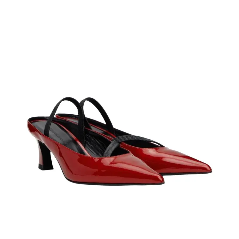JUSTINE CLENQUET Sofia Casual Single Shoes 6cm Women's Red-3