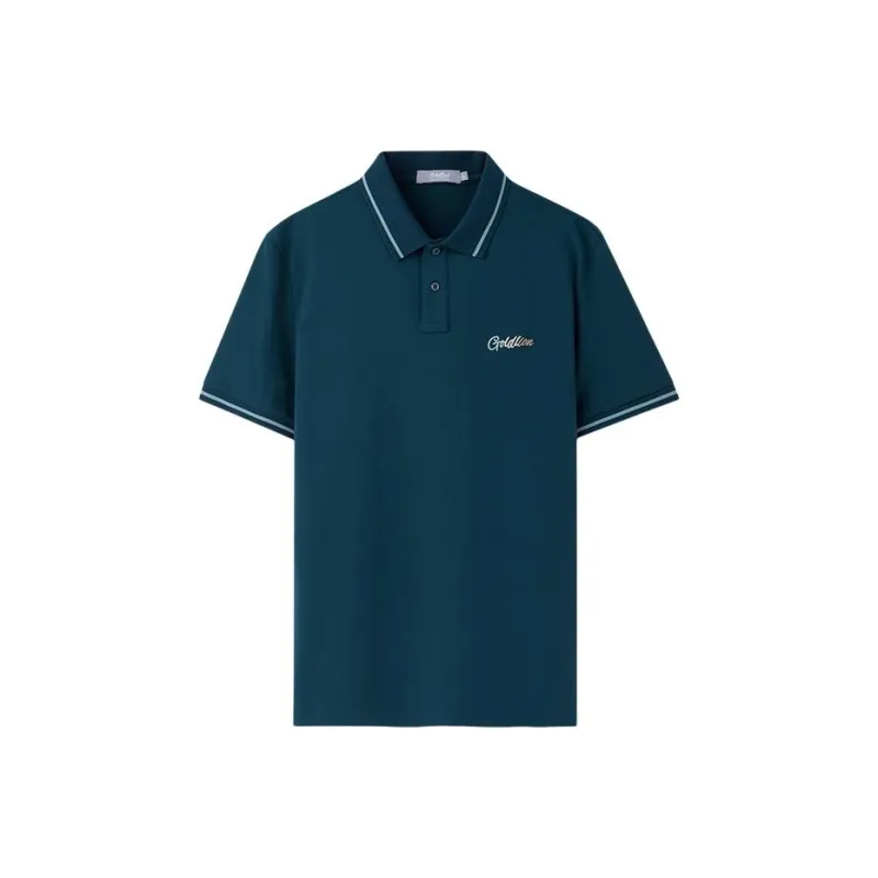 GOLDLION UV Protection Business Commute Spring And Summer Polo Shirt Men's-1