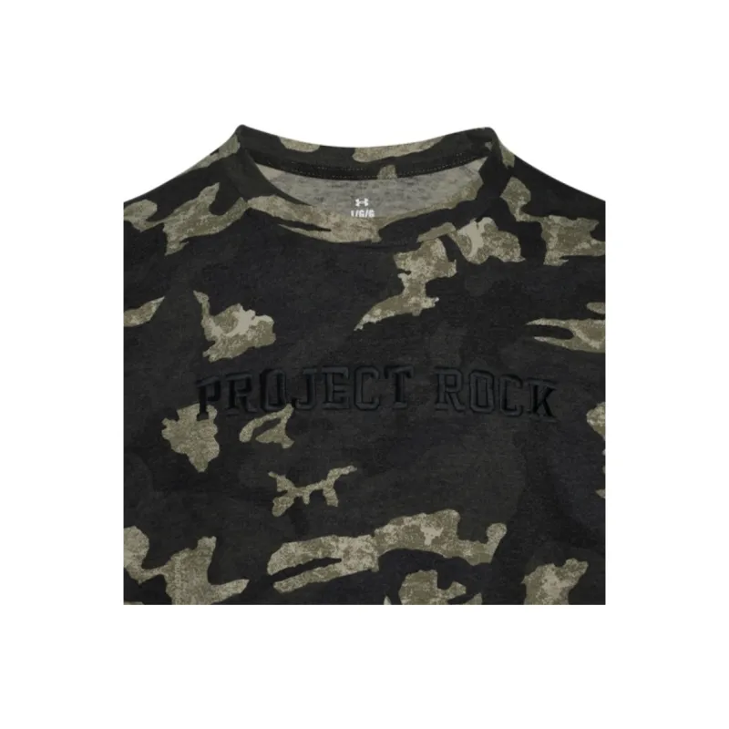 Under Armour Project Rock Camo print T shirt-2