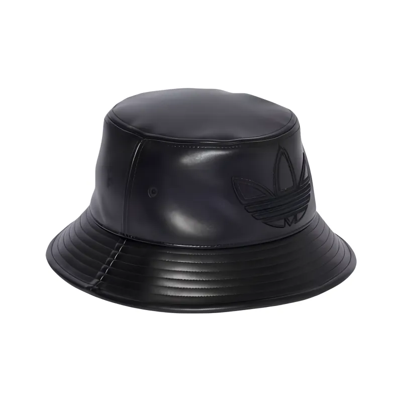 Adidas Polyurethane Bucket Hats Unisex Black-1