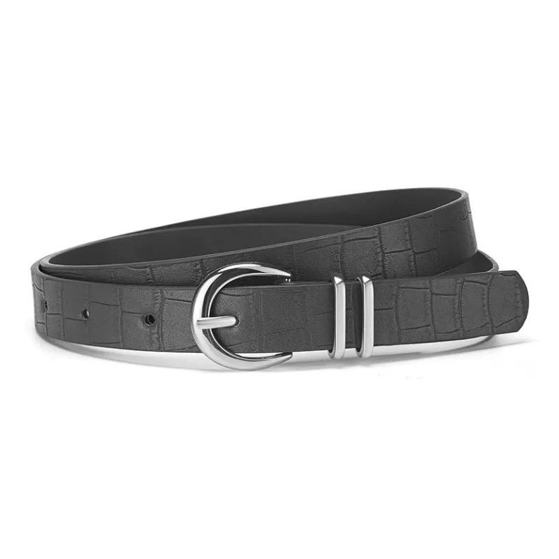 IOTS PU Leather Belts Unisex 1.8CM-3