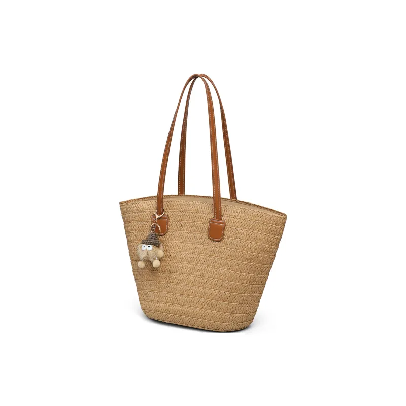 PT'SON PE Tote Underarm Shoulder Bag Regular Women's Khaki-4