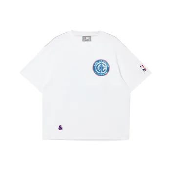 JACK JONES· JACK & JONES NBA Co brand T Shirt Men's A06 Raw White