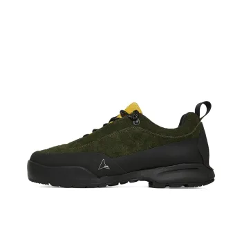 ROA Waterproof Low Top Hiking Shoes Unisex Green Black