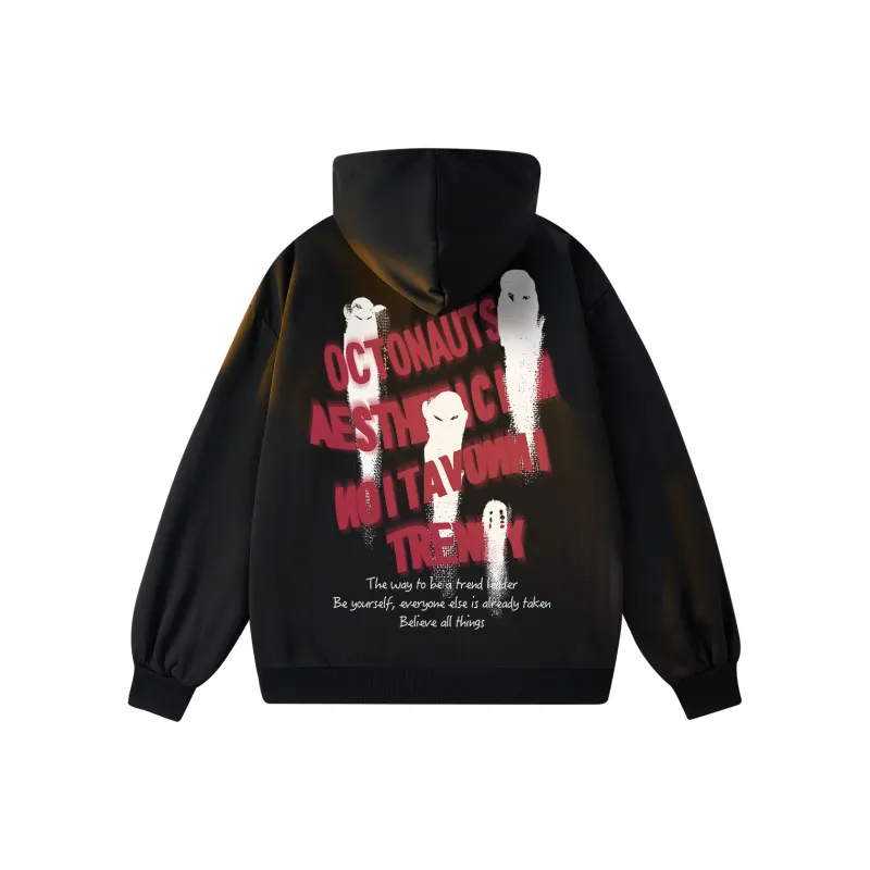 Small Columns Under The Sea Hoodie Unisex-4