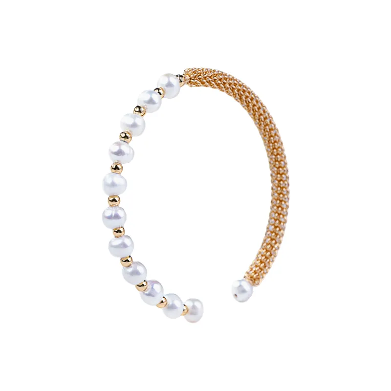 ANGEPERLE Pearl Bangles Women's-0