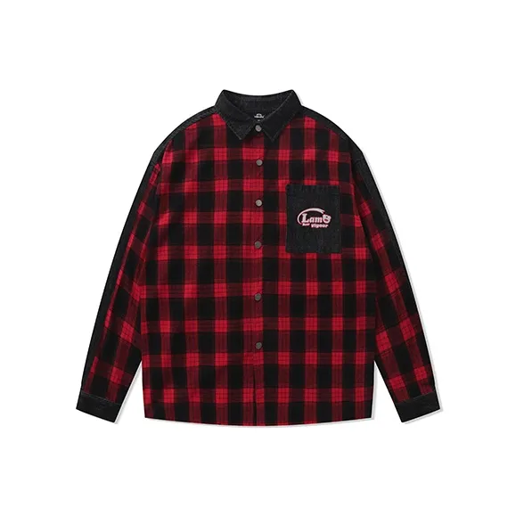 LAMLICKA Shirts Unisex Red-0
