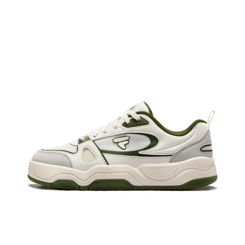 FILA FUSION Low Top Skateboard Shoes Men's Greige