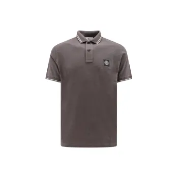 STONE ISLAND Compass patch Polo Shirt