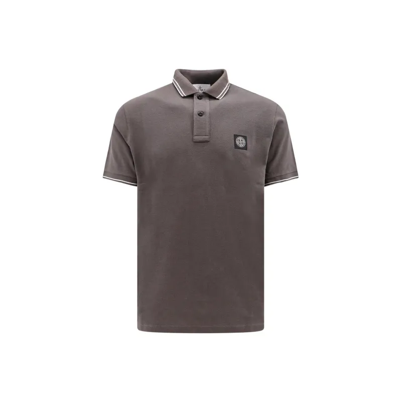 STONE ISLAND Compass-patch Polo Shirt-0