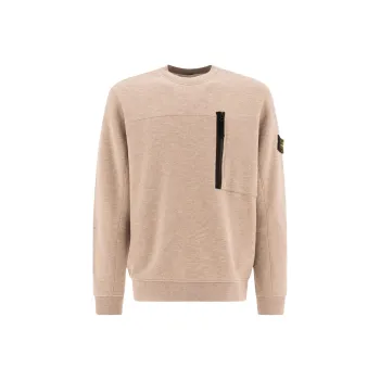 STONE ISLAND Chest Pocket Front Yoke Sweatshirt