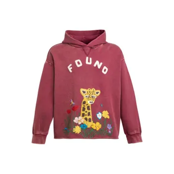 Profound Sweatshirt Unisex Distressed Burgundy