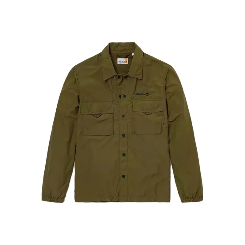Timberland Shirt Men's Dark Olive Green-0