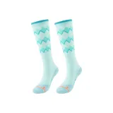Sky Blue Compression Socks