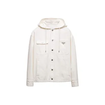 PRADA Hooded Denim Shirt