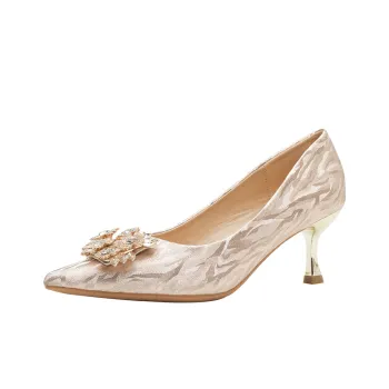 Zomila Slim Heel High Heels Women's Champagne