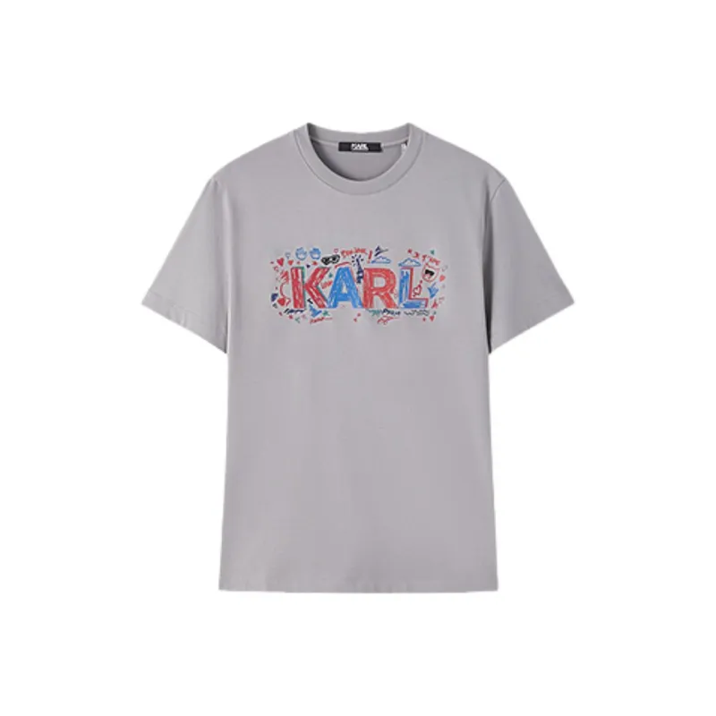 KARL LAGERFELD SS25 T Shirt Men's Gray-0