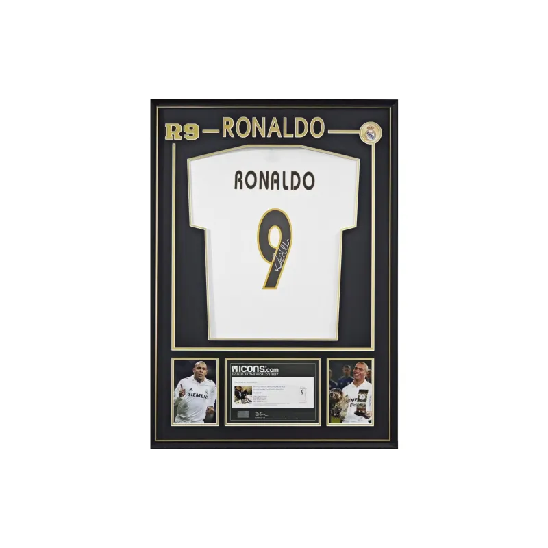 Huayitaojin Jersey Officially Signed Company Certificate, Collection, Collector's Item, Classic Framed 105x75cm Unisex-0