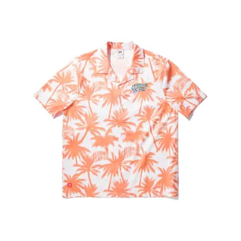 LiNing x BILLIONAIRE BOYS CLUB Shirt Men's Peach Pink Orange All Over Print