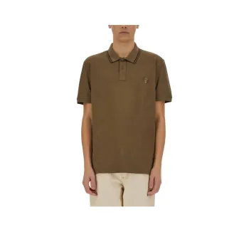 PS By Paul Smith Broad Stripe Zebra embroidery Polo Shirt