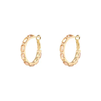 Peach Tea Copper Earrings Women's