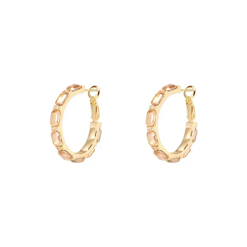 Peach Tea Copper Earrings Women's