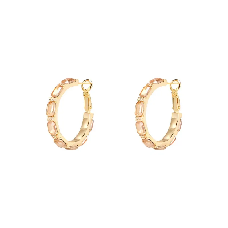 Peach Tea Copper Earrings Women's-0