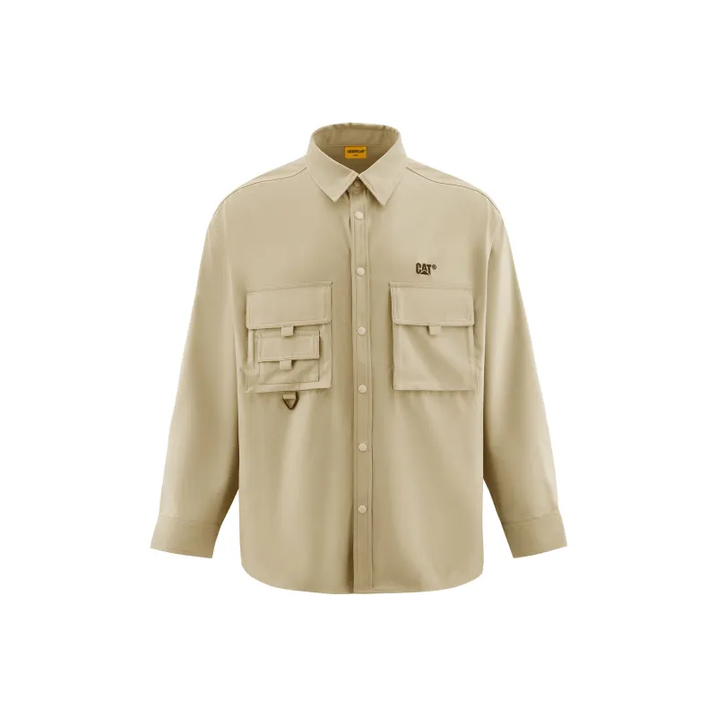 CAT Shirts Men Khaki-0