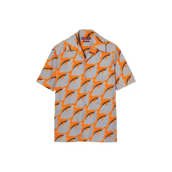 GUCCI Shirts Men Orange