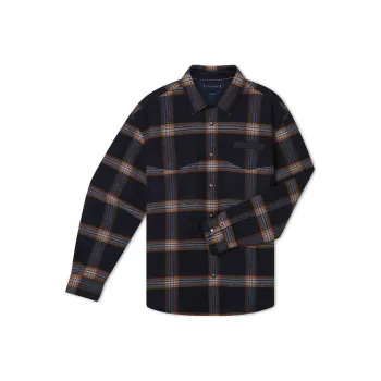 Tommy Hilfiger Brushed effect Check pattern Overshirt