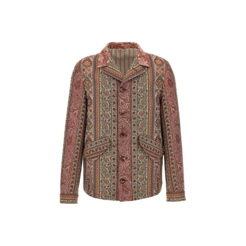 ETRO Printed Shirt Jacket-0