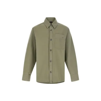 A.P.C Basile Logo Embroidered Shirt