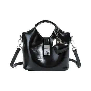 XIANGSU Pu Handbag, Shoulder Bag, Crossbody Bag Women's Black/White/Blue/Pink