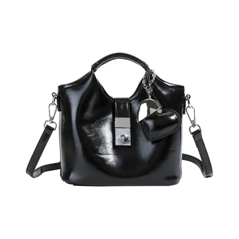 XIANGSU Pu Handbag, Shoulder Bag, Crossbody Bag Women's Black/White/Blue/Pink-0