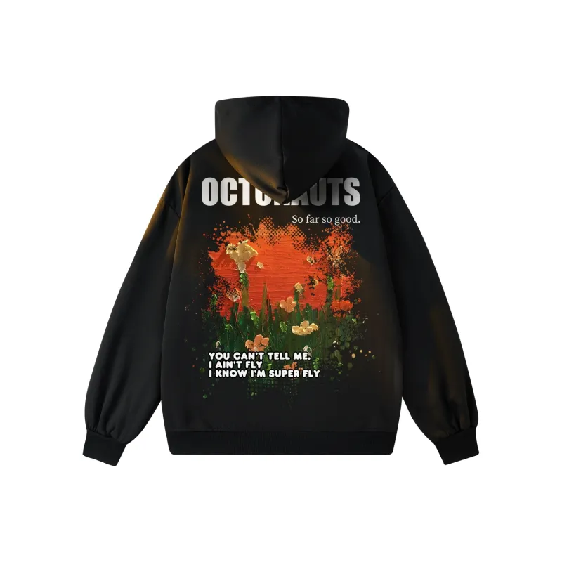 Small Columns Under The Sea Hoodie Unisex-4