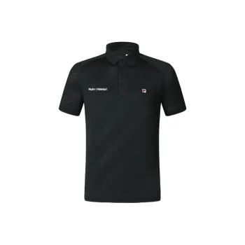 FILA Polo Shirts Men Undercurrent Black