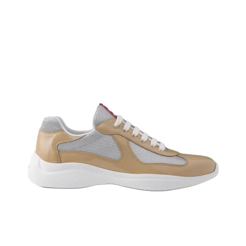 PRADA Low Top Casual Shoes Men's Gold-1