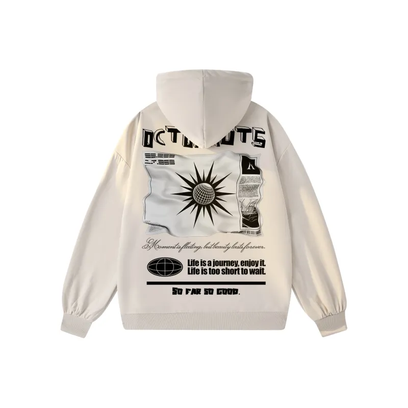 Small Columns Under The Sea Hoodie Unisex-14