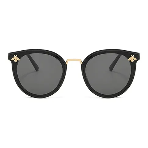 YUZHAOLIN PC Metal Oval Sunglasses Unisex-1