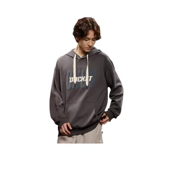 Tonlion Sweatshirts Men Charcoal Gray