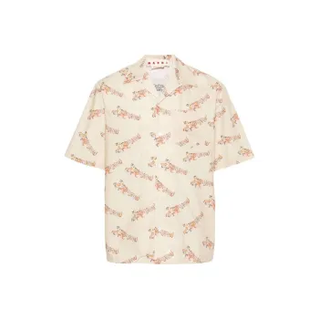 MARNI Tiger print Poplin Shirt