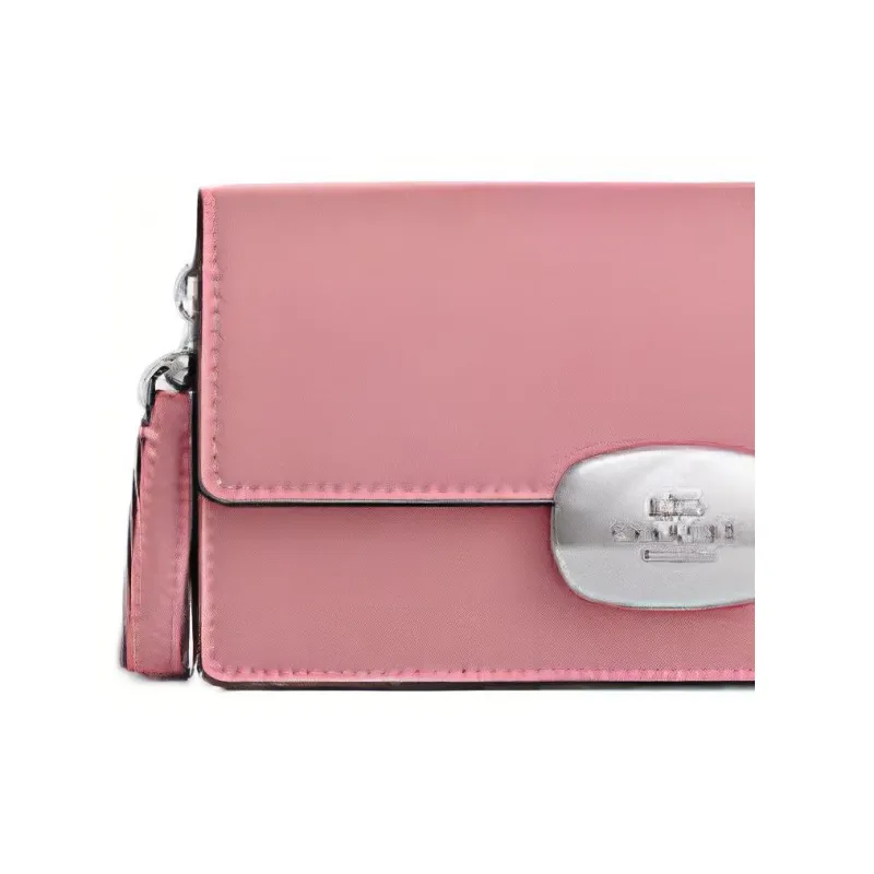 COACH Eliza Calfskin Baguette Bag Shoulder Bag Crossbody Bag Small Size Women's Pink-1