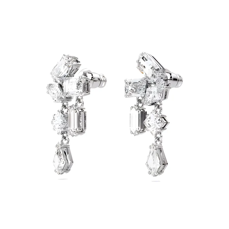 Swarovski Mesmera Crystal embellished Drop Earrings-2