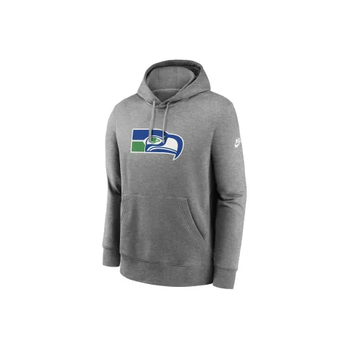 nike mercurial NFL Seattle Seahawks Rewind Club Logo Sweatshirt Men's Charcoal