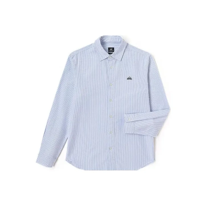 Lee Shirts Men Blue White-0