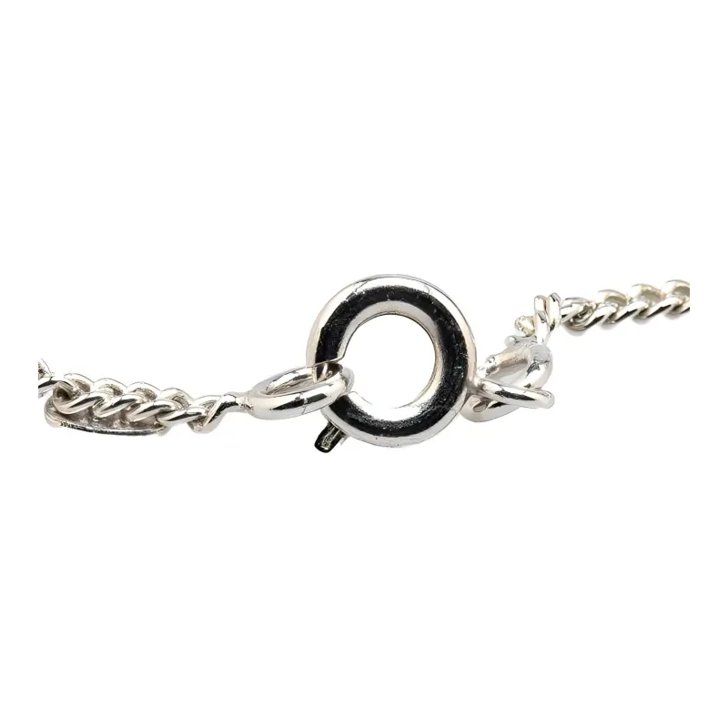 CHANEL 2005 Cc Enamel Pendant Necklace Costume Necklace-2