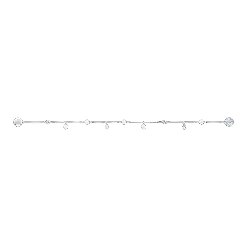 Swarovski Remix Collection Rhodium Plated Bracelets Women's White Gold Plated-2